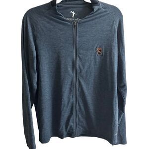 Anderson Ord Performance Apparel Blue Zip Up‎ Athletic Pullover Size Medium